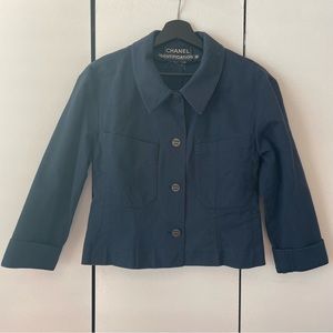 Chanel navy blue jacket